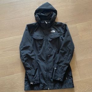 North Face women’s rain jacket with hood